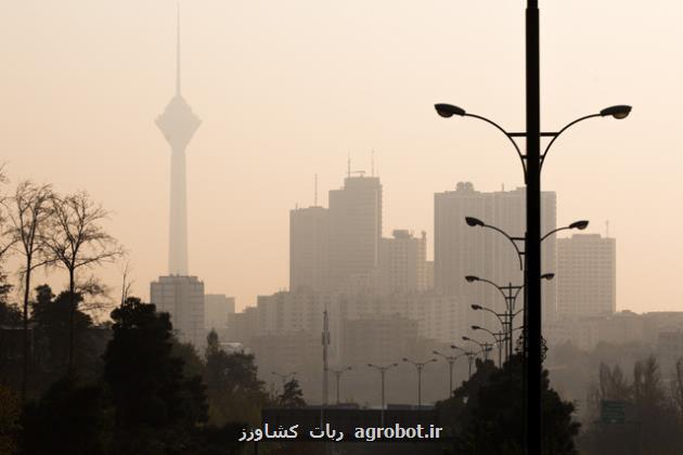 ادامه آلودگی هوای تهران تا ظهر فردا